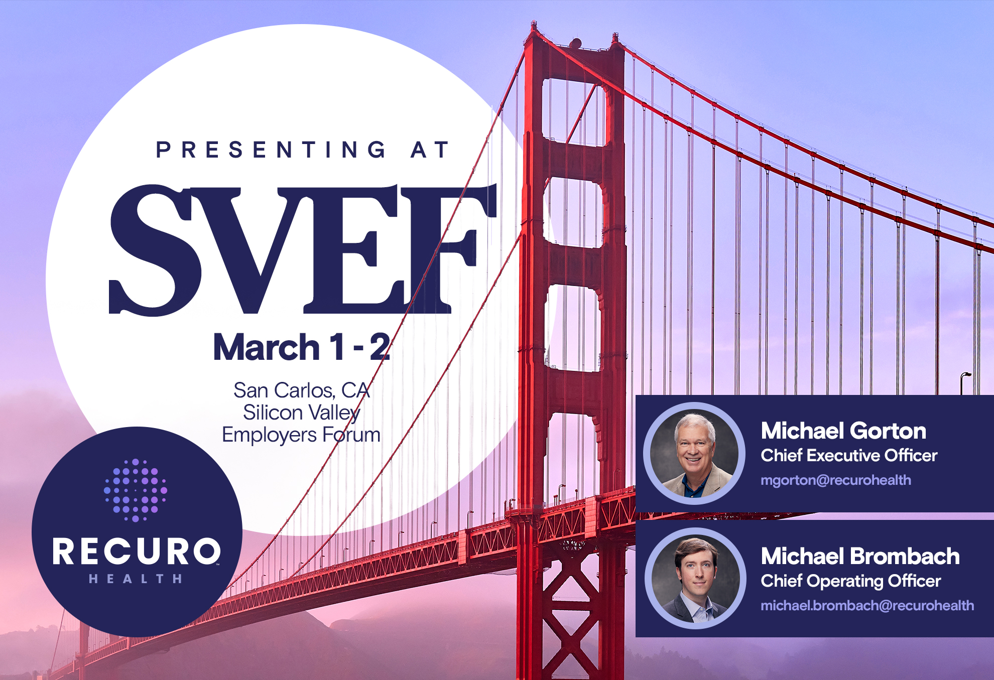 Recuro joins Annual Silicon Valley Employers Forum as a presenter at the 2023 Forum for Innovation