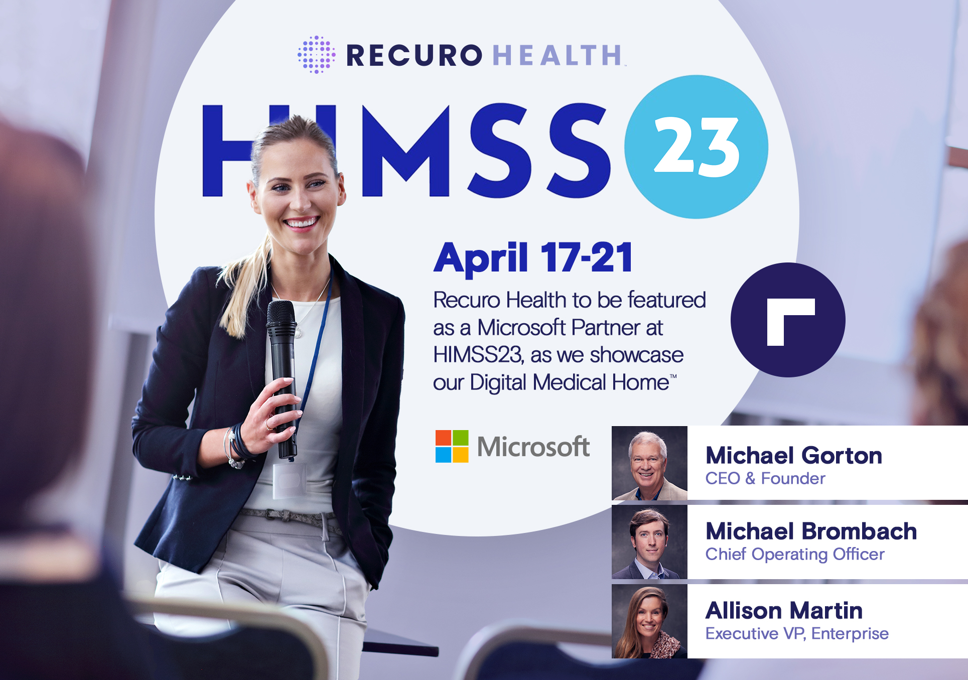 Recuro Partners with Microsoft at HIMSS23