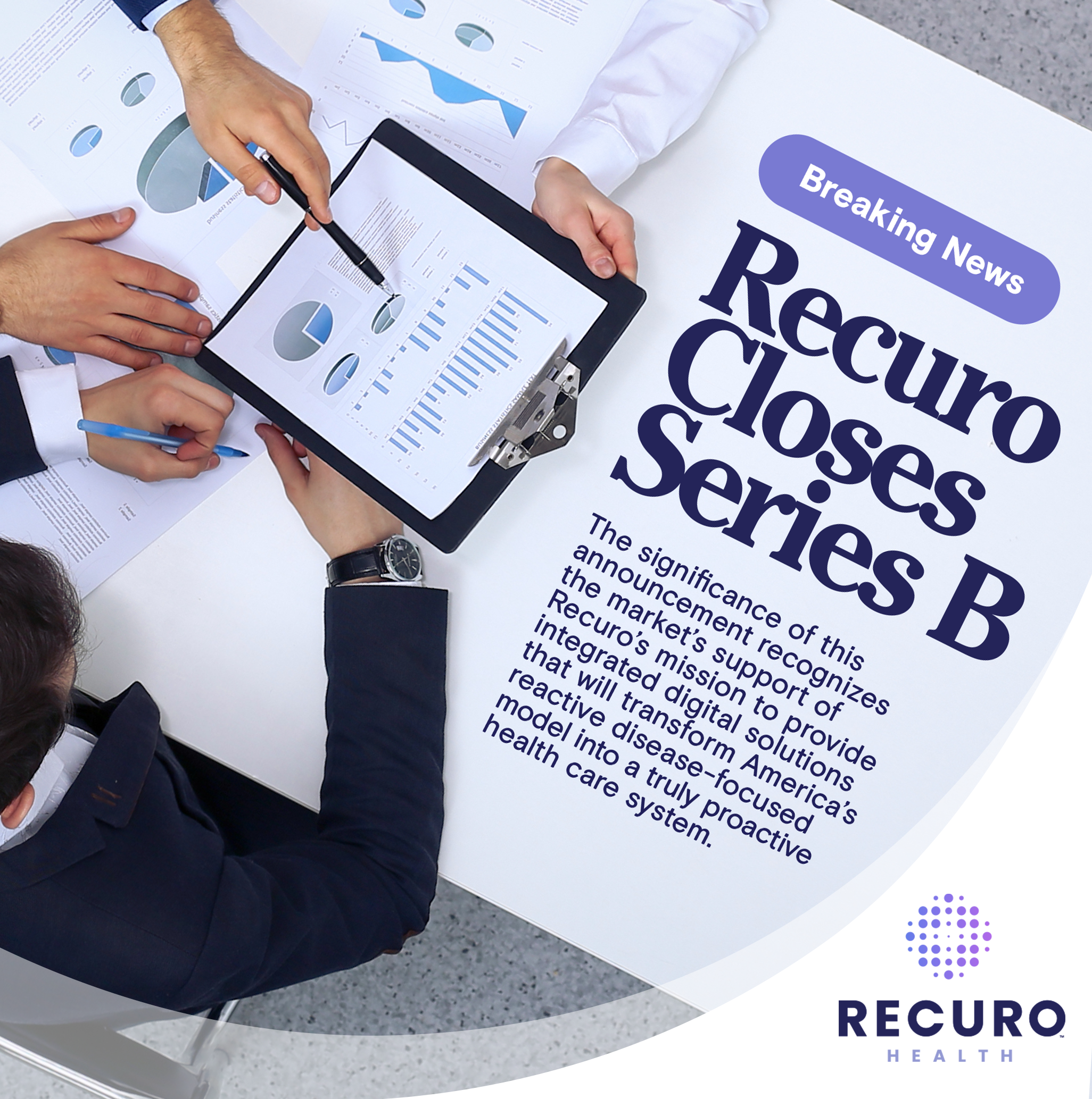 Recuro Health Closes $47 Million Series B Financing Led by Arch Ventures